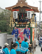 羽衣山の鉾躯体の復元・新調